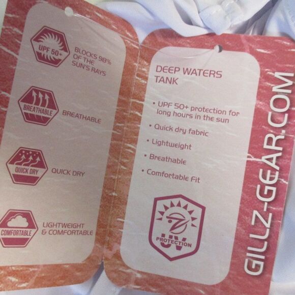 Gillz Deep Water Women's Fishing Tank NWT Medium and Large - Picture 6 of 6